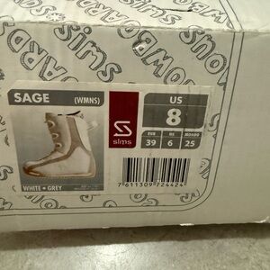 Sims Sage Women's snowboard Boots - White & Grey